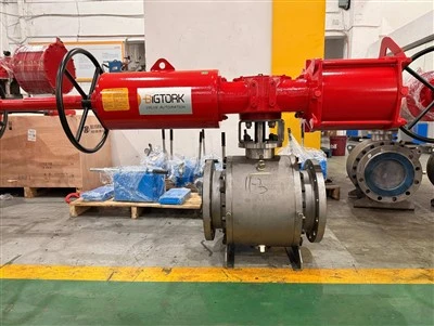 Actuator with Bevel Gear Manual Override